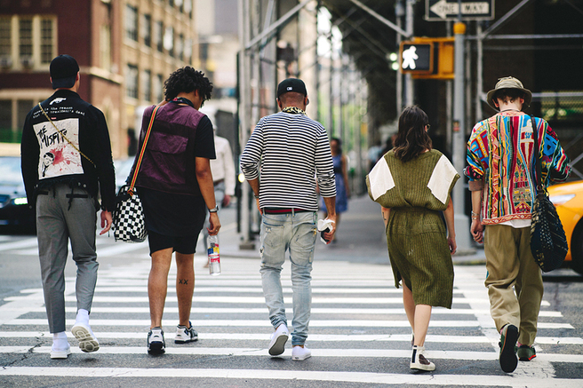 Streetstyle �� ������ ������� ���� � ���-�����