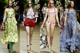 Показ женской коллекции одежды D&G весна-лето 2011 Показ женской коллекции одежды D&G весна-лето 2011